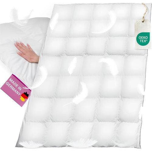 Bettdecke B!HOME mit 100% Daunen : 155 x 220 cm : Winter+