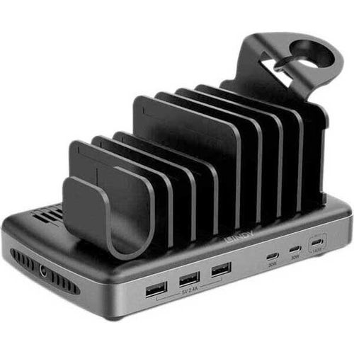 LINDY USB-Ladestation 6Port für 6 Tablets & Smartphones 160W