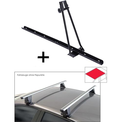 Fahrradträger ORION + Dachträger VDP Delta kompatibel mit Chrysler 300 II (4 Türer) ab 2011