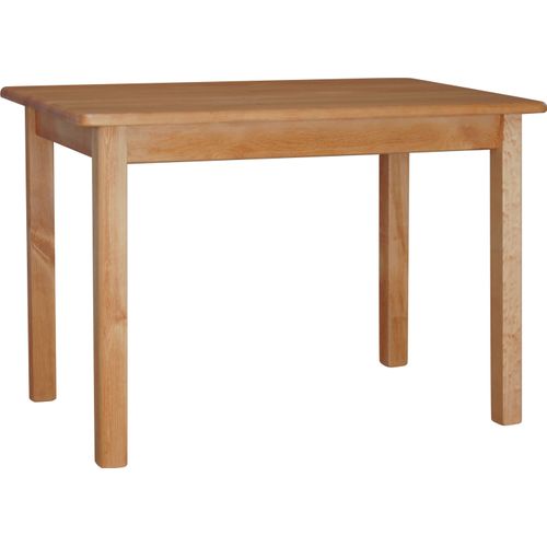 Tisch aus massivem Kiefernholz in der Farbe Alder 130 x 70 cm