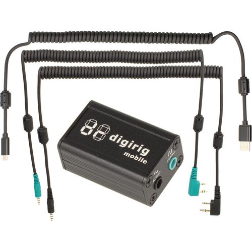 Minadax DIGIRIG Mobile KIT | Revolutionäres Digital-Interface für Amateurfunk, kompatibel Baofeng Kennwood Wouxun und andere HTs + Kabel SET + USB Kabel - Logic Levels(default)