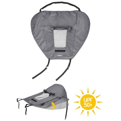 BON&BENE BON&BENE Sonnensegel für Kinderwägen Universal-Sonnenschutz mit UV-Schutz 50 Mit Sichtfenster & breiten Schattenflügeln