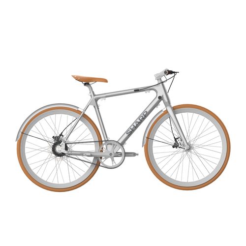 SHARP Hybrid Gravel E-Bike mit Carbon-Riemenantrieb, integriertem Farbdisplay und App, BK-RS08-ES