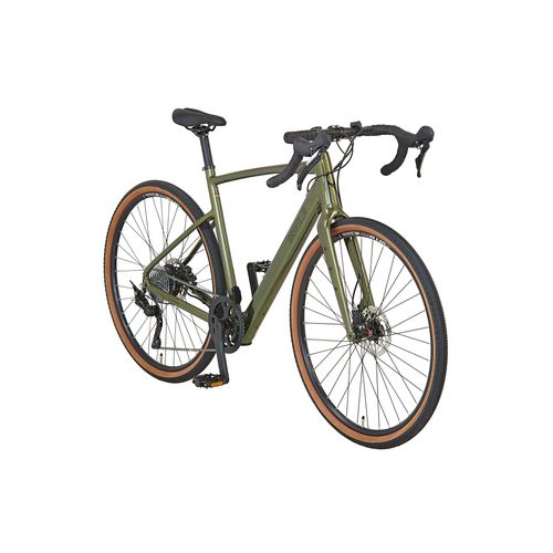 Prophete Graveler 1.0 Gravel E-Bike Diamant 28 Zoll - 360 Wh - Integrierter Akku - Heckmotor AEG - 10-Gang Kettenschaltung - HDY. Scheibenbremse - Rahemnhöhe 53 cm