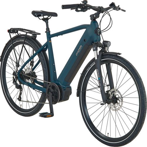 Prophete Entdecker 3.0 Trekking E-Bike 28 Zoll - 360Wh - Integrierter Akku - Mittelmotor AEG - 9-Gang Kettenschaltung - HDY. Scheibenbremse - Rahemnhöhe 54 cm