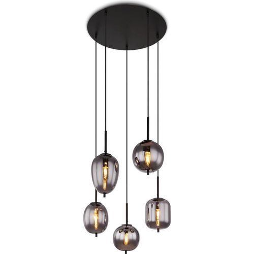 Hängelampe Esszimmer Hängeleuchte Wohnzimmer Rauchglas Pendelleuchte Küche
