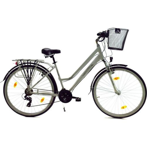 28 Zoll Alu Damen Herren City Trekking Fahrrad Rad Bike STVO AFA Weiß