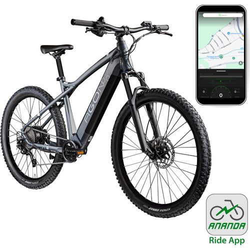 Agon Alpha E Bike Mountainbike Herren oder Damen 170 - 190 cm Pedelec 27,5 Zoll rock grey anthracite