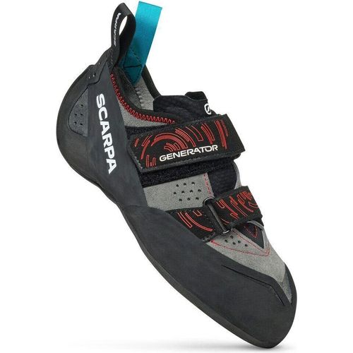 Generator V Climbing-Schuh, Größe 42, Farbe midgray/red - Scarpa