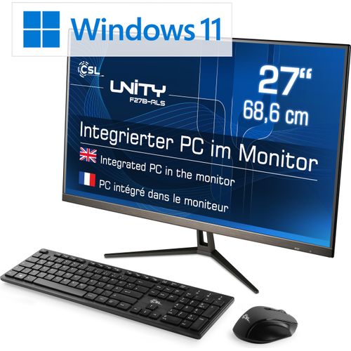 All-in-One-PC CSL Unity F27B-ALS / 256 GB / 32 GB RAM / Win 11 Pro