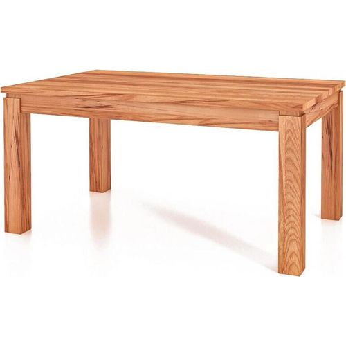 Esstisch Tinci aus Kernbuche massiv 90x150x77 cm mit Holzbeinen
