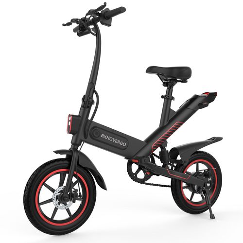Elektrofahrräder 14 Zoll Reifen E Bike 36V 10,4Ah E-Faltrad Bike, 250W, Klappbar, Reichweite 40km, 25km/h, Damen /Herren Ebike Schwarz