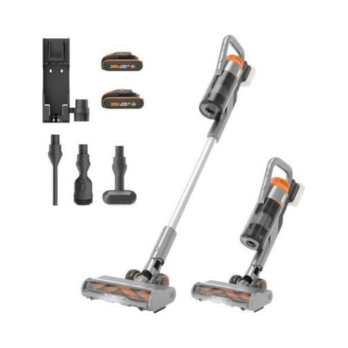 Akku-Staubsauger Handsauger WORX 20V WX038, inkl. 2 Akkus (2 Ah) und Ladehalterung