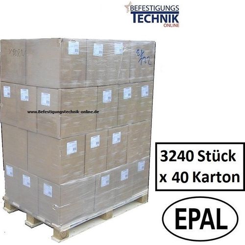 1 Palette EPAL Coilnägel 3,3x90mm EURO Paletten (40 Karton a.3240 Stück) für BeA Bostitch Nagler IC9