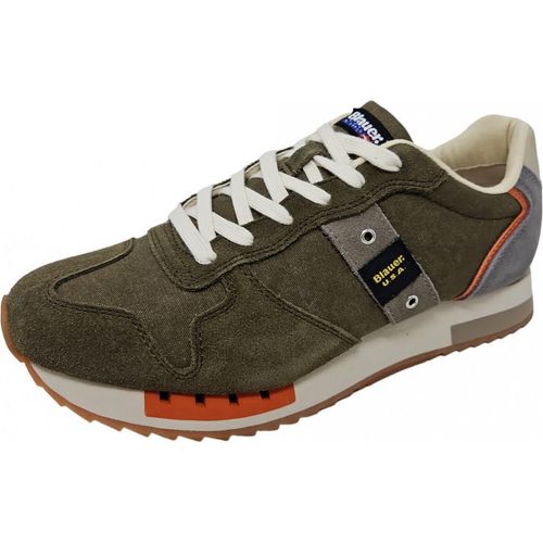 Blauer USA Queens Herren Sneaker in Grün, Größe 41