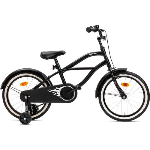 Nogan Rumble Kinderfahrrad – 18 Zoll – Schwarz - komplett mit Stutzräder