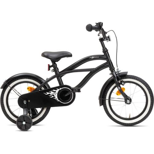 Nogan Rumble Kinderfahrrad – 14 Zoll – Schwarz - komplett mit Stutzräder
