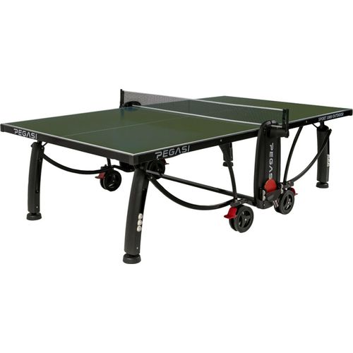 Pegasi Tischtennisplatte 1000 - Outdoor Spiele - Tischtennis - Outdoor Tischtennisplatte - Tischtennistisch Wetterfest - Tischtennisplatte outdoor klappbar - Original - Grün