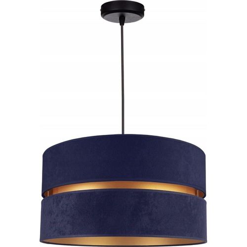 Hängelampe Pendellampe Deckenlampe Gelb Schwarz Grün Beleuchtung Hängeleuchte Pendelleuchte aus Serie TAD34 (Dunkelblau)