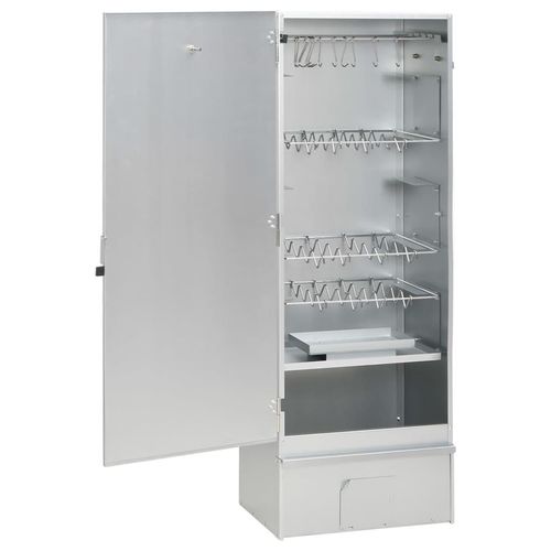 vidaXL Räucherofen mit Kaltrauchgenerator Verzinkter Stahl
