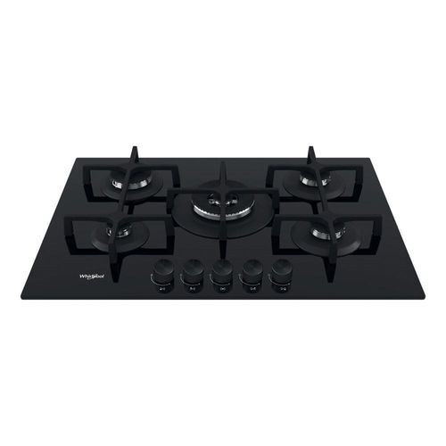 Whirlpool GOA 7523/NB1 Einbaukochfeld 73cm Gas 5 Brenner schwarz