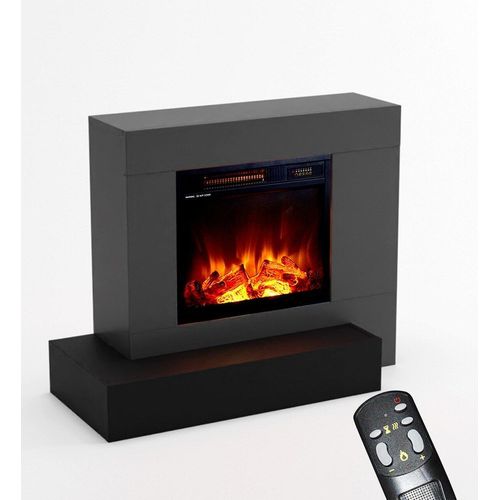 Kaminlicht Elektrokamin 'NEO 2 ' | LED Standkamin mit Heizung (1500 W) | BxHxT: 93x75x41cm