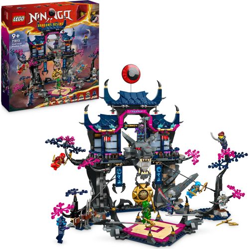 LEGO NINJAGO Wolfsmasken-Dojo, Ninja-Spielzeug mit 8 Mini-Figuren inkl. Kai, Nya, Lloyd und Zane, großes Set für Kinder, actionreiches Geschenk für Jungs und Mädchen ab 9 Jahren 71813