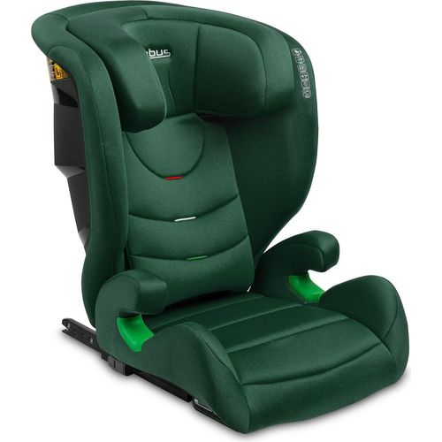 CARETERO Nimbus Kinderautositz mit Höhe von 100 bis 150 cm, ISOFIX - Dunkelgrün