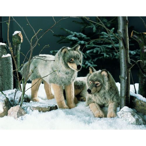 Kösen 3850 Wolf liegend Plüschtier Kuscheltier Stofftier