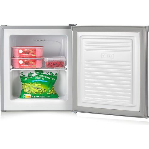 PRIMO PR147DV Mini-Gefrierschrank - Gefrierschrank klein - Freistehend - 33L - D - Silber