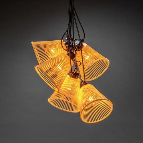 Konstsmide LED Partyketten Basisset, 10 Birnen, bernseinfarben. (2333-830)