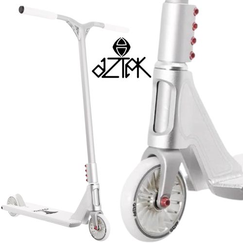 Aztek Fountain Complete Street Stunt Scooter H=89cm Silber