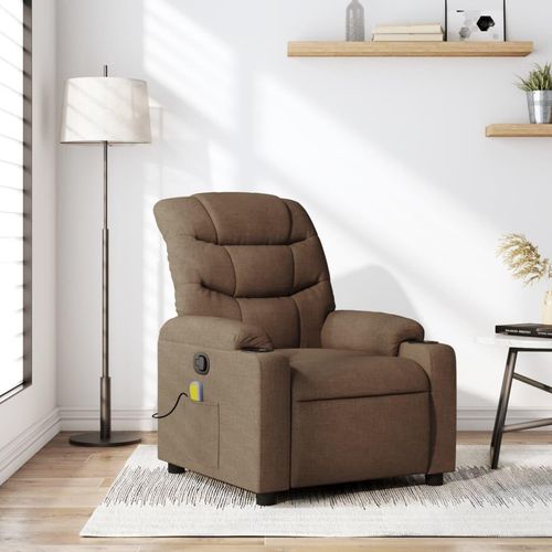 Massagesessel Braun Stoff , Klassische Sessel 2024 Neu