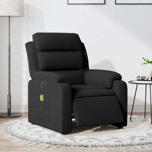 Massagesessel Elektrisch Schwarz Samt , Klassische Sessel 2024 Neu