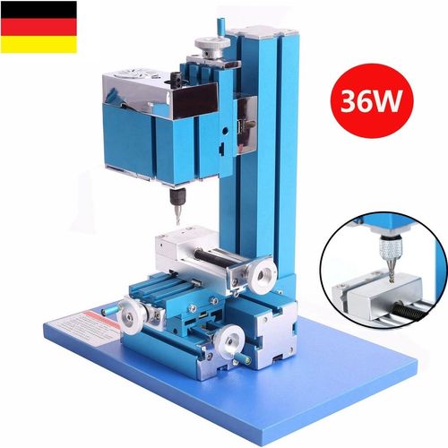 36W Mini Metallfräsmaschine Motorisierte Fräsmaschine DIY Holzbearbeitung