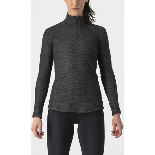 CASTELLI Langarm Fahrrad-Shirt - COLD DAYS W 2ND LAYER - Schwarz L