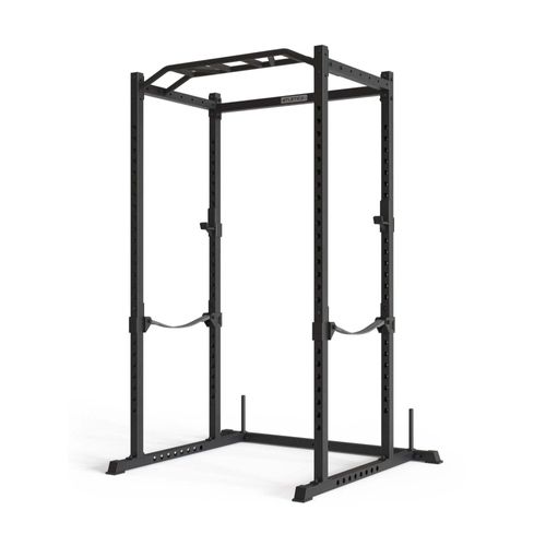 ATLETICA R5-Base Power Rack | Squat Rack Basiskäfig für Grundübungen | Multi-Grip Klimmzugstange, Safety Straps, J-Hooks | 195cm Höhe