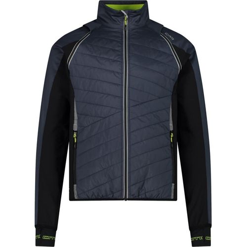 CMP MAN JACKET WITH DETACHABLE SLEEVES TITANIO-NERO Wander Funktionjacke Herren TITANIO-NERO 56