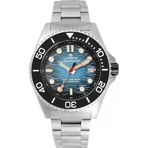Chronograph Lorenz Versilbert/Stahl Kollektion Classico Professional - mann
