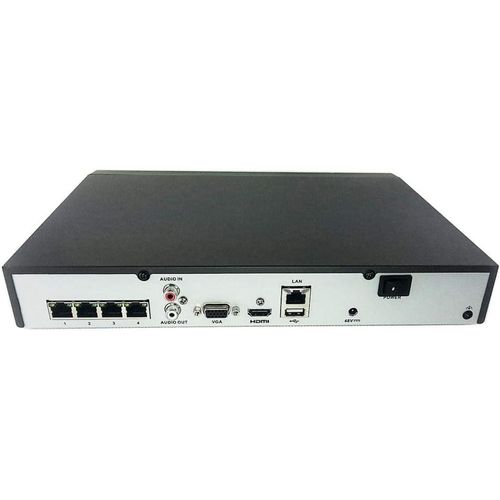 HiLook by HIKVISION Netzwerk Videorekorder NVR 4-Kanal PoE HDMI & VGA Ausgang