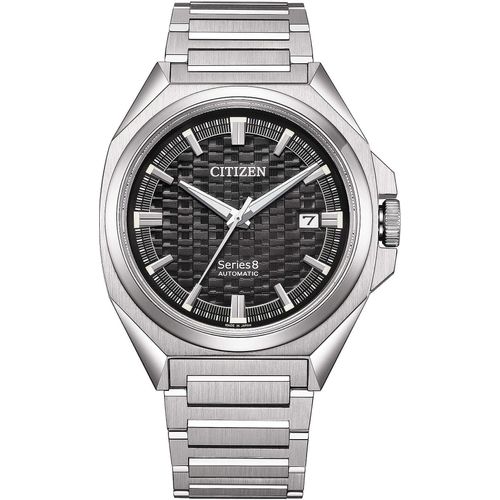 Chronograph Citizen Versilbert/Stahl Kollektion Serie 8 - mann