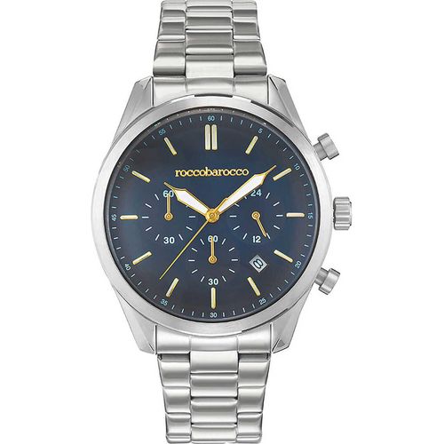 Chronograph RoccoBarocco Versilbert/Stahl Kollektion Urban - mann
