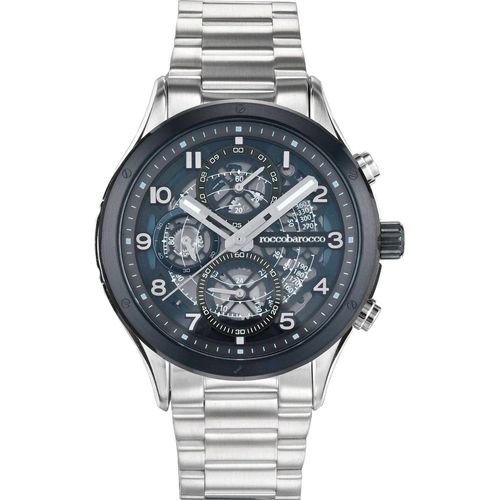 Chronograph RoccoBarocco Versilbert/Stahl Kollektion Kairos - mann