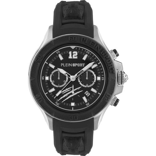 Chronograph Plein Sport Schwarz Kollektion warrior tech - mann