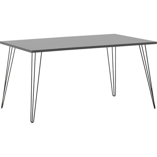 Tisch 160x80 cm hellgrau FRISCO-80