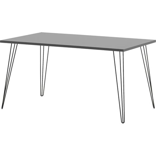 Tisch 140x80 cm hellgrau FRISCO-80