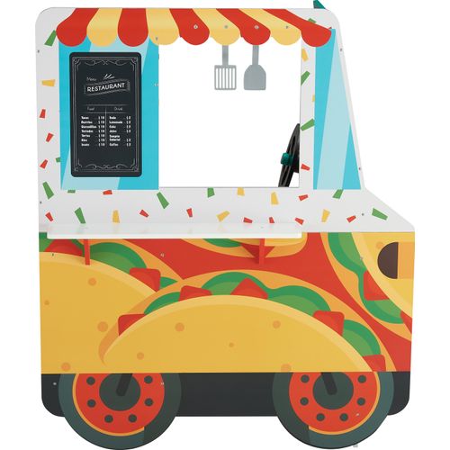 Teamson Kids Taco-Truck Spielset Kreatives Rollenspiel für kleine Helfer Imbisswagen für Kinder
