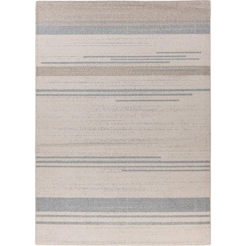 Teppich ></noscript>Gene< in Creme / Blau, 100% Polypropylen - 230x160cm (LxB)