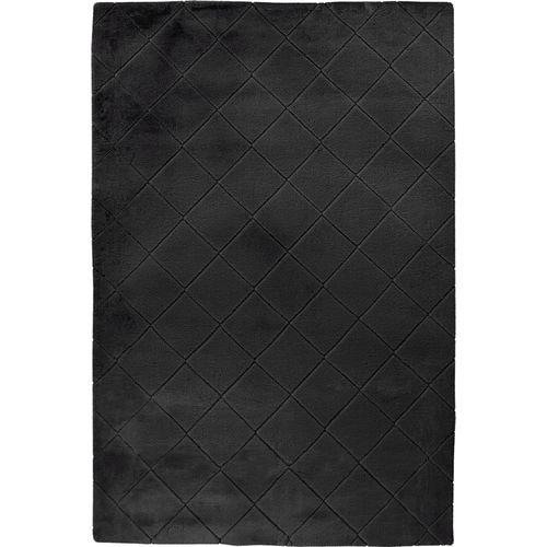 Teppich >Imala< in Schwarz, 100% Polyester - 290x200cm (LxB)