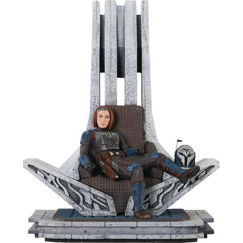 Star Wars: The Mandalorian Premier Collection Statue 1/7 Bo-Katan Kryze on Throne 35 cm